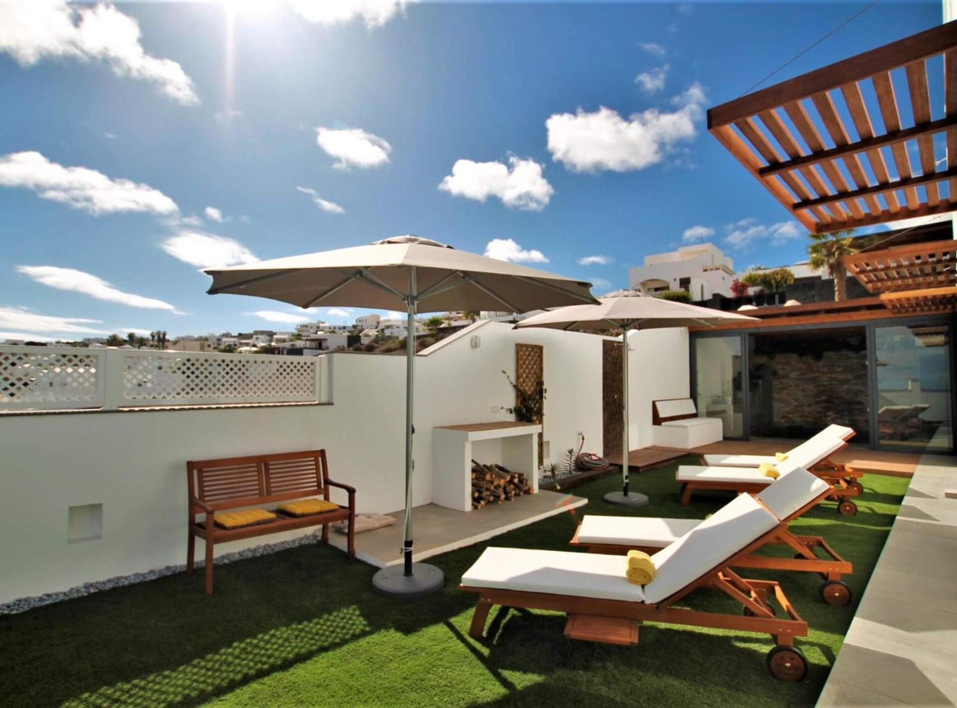 Vila Holiday House And Spa Lanzarote Tías Exteriér fotografie
